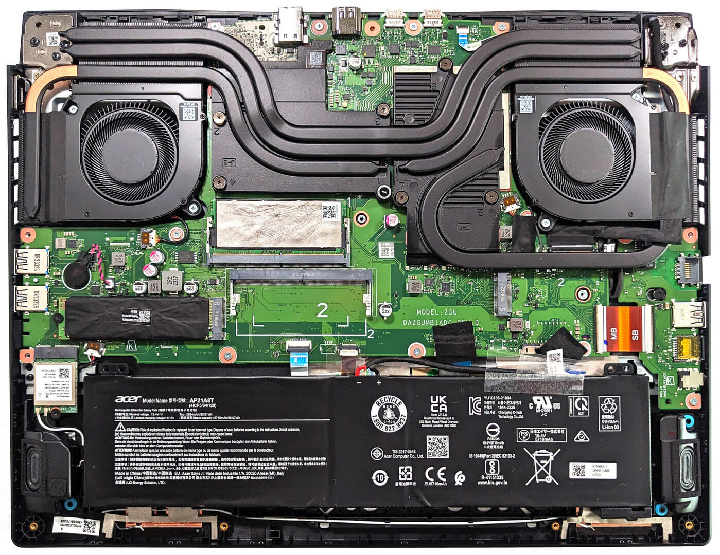 How to replace and fix Acer Nitro 16 AN16-41 AN16-42 4-Zone RGB Backlit US keyboard (ACER AN16-41)